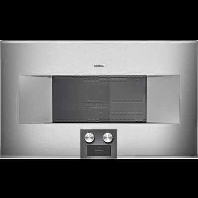 Gaggenau bm484110, 400 series, built-in compact oven with...