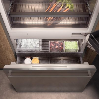 Gaggenau RB472305, Serie 400, Vario K&uuml;hl- und Gefrierkombination, 212.5 x 75.6 cm, Flachscharnier mit Softeinzug