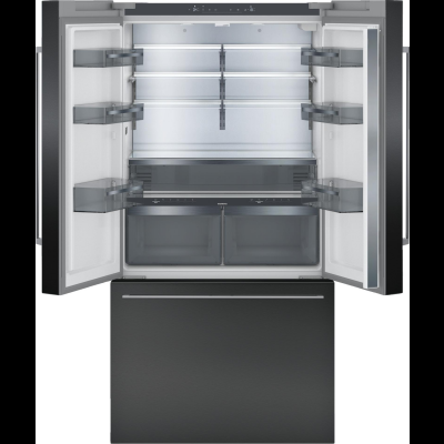 Gaggenau ry295350, 200 series, fridge-freezer, multi-door, 183 x 90.5 cm, stainless steel black