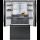 Gaggenau ry295350, 200 series, fridge-freezer, multi-door, 183 x 90.5 cm, stainless steel black